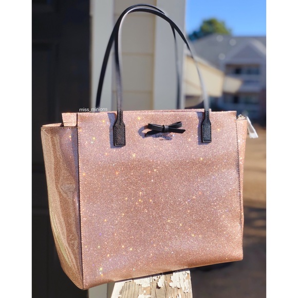 kate spade Handbags - ❗️SOLD❗️Kate Spade Mavis Street Rose Gold Glitter